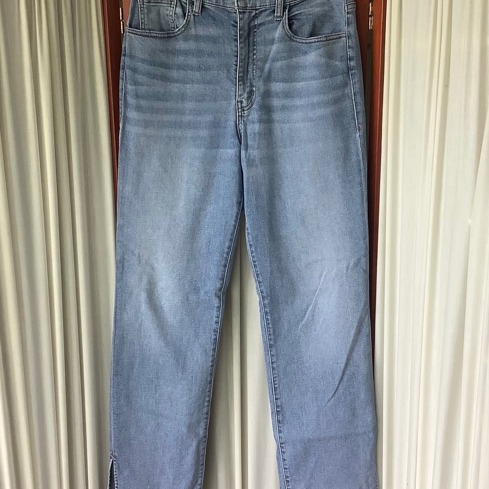 Fashion Nova Denim Jeans Side Ankle Slit Killing ‘Em Softly Size 9